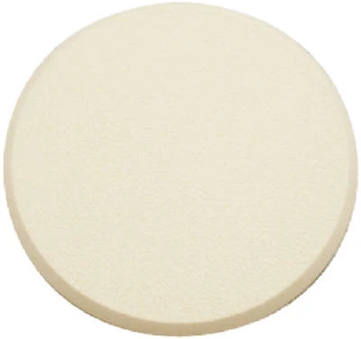 Wall Protector Bumper, Round, Ivory Textured Vinyl, 5 In.