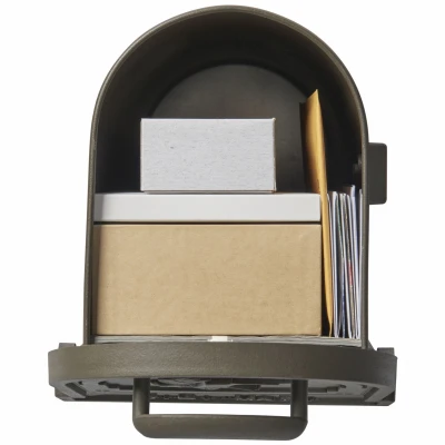 Arlington Large Post-Mount Mailbox Made of Durable Galvanized Steel