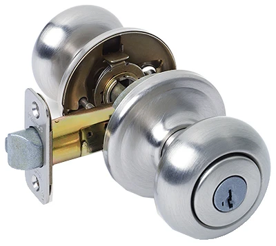 Signature Satin Nickel Entry Lockset With SmartKey