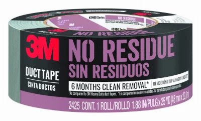 No Residue Duct Tape, 1.88 In. x 20 Yds.