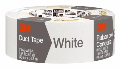 Duct Tape, White, 1.88 In. x 60 Yd.