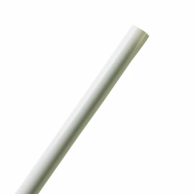 White Shower Rod Cover, 60 Inches Length, Durable Protective Sleeve