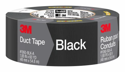 Duct Tape, Black, 1.88 In. x 55 Yd.