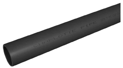 Schedule 80 PVC Pipe, Gray, 850 PSI, 1/2 In. x 20 Ft.