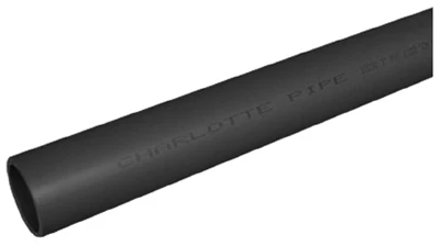 Schedule 80 PVC Pipe, Gray, 400 PSI, 2 In. x 20 Ft.