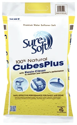 Water Conditioning Salt Cubes, 40-lbs. With Resin Kleen