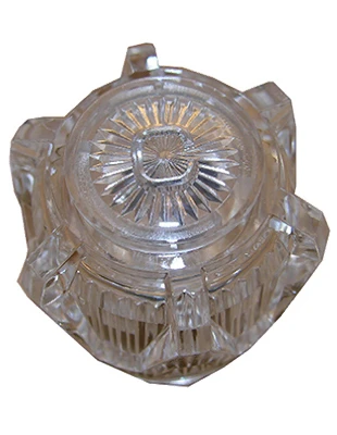 Streamway Phoenix Faucet Handle, Cold Button, Clear