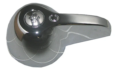 Lever Faucet Handle, Cold, Small, Chrome-Plated