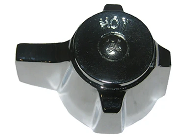 Hot Lever Faucet Handle, Chrome