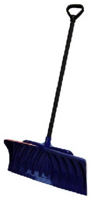 27 In. Poly Snow Pusher, D-Grip Handle