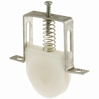 Nylon Spring-Loaded Sliding Screen Door Rollers, Fits Columbia Doors, 1 In.