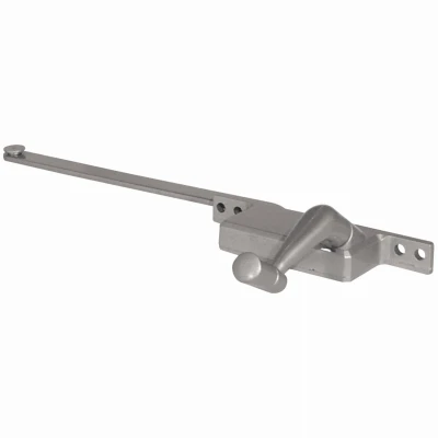 Casement Window Operator, Right Hand, Square Type, Aluminum Diecast, 9 In.