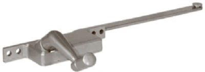 Casement Window Crank Handle Operator, Diecast Construction Aluminum, Left Hand, Square Body, 9 In.