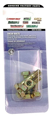 Shear Pins for Snow Blowers, 4-Pk.