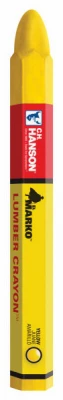 El Marko® Yellow Marking Crayon - Non-toxic, Waterproof, 1/2" X 4 1/2"