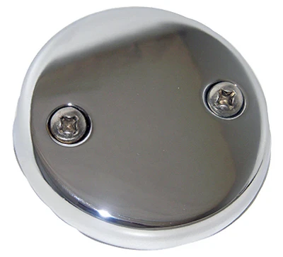 LARSEN Bathtub Drain Waste/Overflow Face Plate, Universal, Chrome