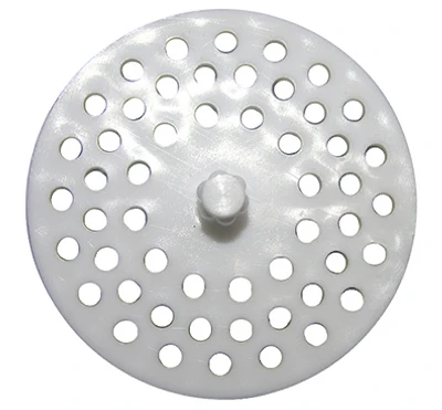 White Plastic Disposal Sink Strainer,Fits Most,Carded