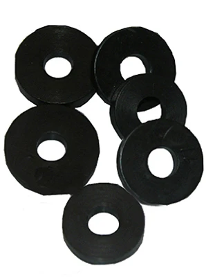 Faucet Washer, Large Flat, 3/8-In., 6-Pk.
