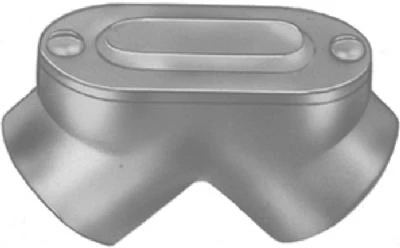 Conduit Fitting,  Rigid To Rigid Corner Pull Elbow, 1/2-In.