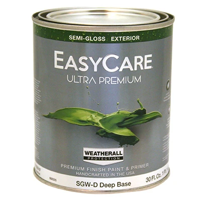 Ultra Premium WeatherAll Exterior Latex House Paint, Semi-Gloss Deep Base, 1 Qt.