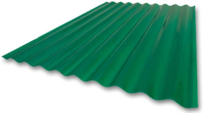 26 In. x 10 Ft. Super 600 Heavy-Duty Green Fiberglass Panel