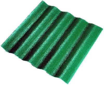 26 In. x 8 Ft. Green 5 oz. Corrugated Fiberglass