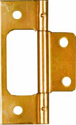 2-Pk., 3 In. Dull Brass Non-Mortise Hinges