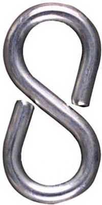 Closed S Hook, 1-5/8 In., 4-Pk.