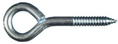 Lag Screw Eye, Zinc, 7/16 x 5-1/4 In.