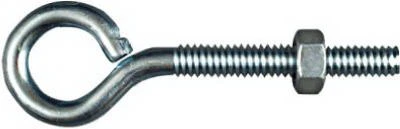 Eye Bolt, Zinc, 1/4 x 3 In.
