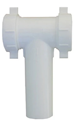 LARSEN PVC Pipe Fitting, Lavatory/Kitchen Drain Tee, 1.5-In. OD Tube x 1.5-In. OD Tube