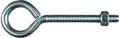 Eye Bolt, Zinc, 3/8 x 5 In.