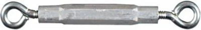 Turnbuckle, Eye & Eye, Zinc, 3/16 x 5-1/2 In.