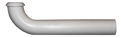PVC P Trap Drain Ill, White PVC, 1-1/2 x 7 In.