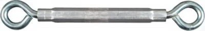 Turnbuckle, Eye & Eye, Zinc, 1/2 x 17 In.