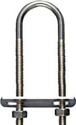 U Bolt, #146 Zinc, 1/4 x 1-3/8 x 4 In.