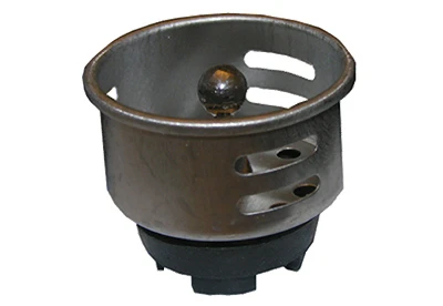 Junior Duo Replacement Basket Strainer, Chrome Plated