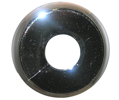 Floor & Ceiling Split Flange, Chrome Plated Plastic, For 1/2 In. Iron Pipe