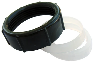 LARSEN Slip Joint Nut Kit, Black Plastic, 1.5-In.