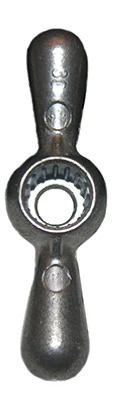 Metal Outside Faucet/Hose Bibb, Tee Handle,16 Point Broach