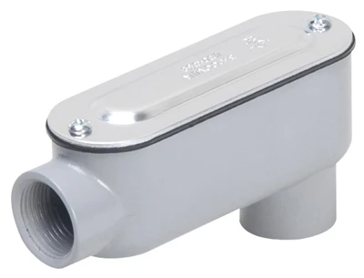 Rigid/IMC Conduit Fitting, Oval Body, Die-Cast Aluminum, 1-1/4-In.