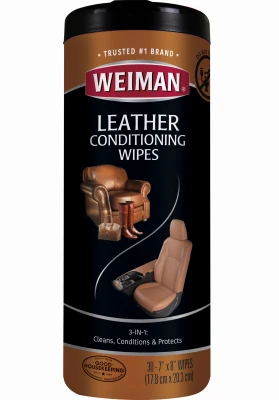 Leather Wipes, 30-Ct.