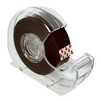 Magnet Source 0.75 In. W X 312 In. L Black Mounting Tape With Dispenser