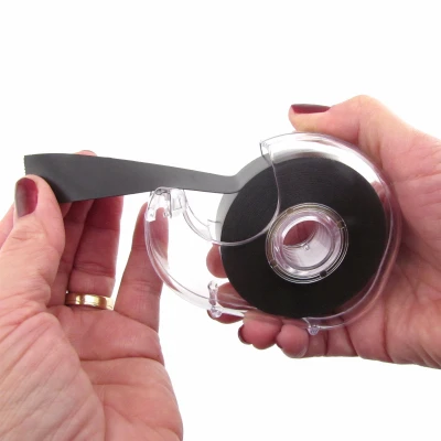 Magnet Source 0.75 In. W X 312 In. L Black Mounting Tape With Dispenser