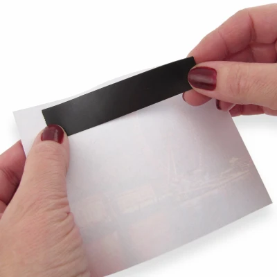Magnet Source 0.75 In. W X 312 In. L Black Mounting Tape With Dispenser