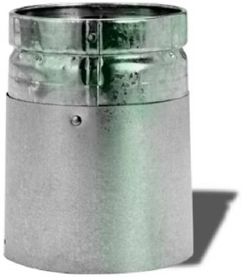 Universal Male Adapter For Gas Vent, Type B, 4-inch, Double Wall Construction