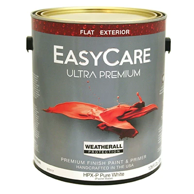 Ultra Premium Exterior WeatherAll Latex Paint, Flat Pastel Base, 1 Gallon