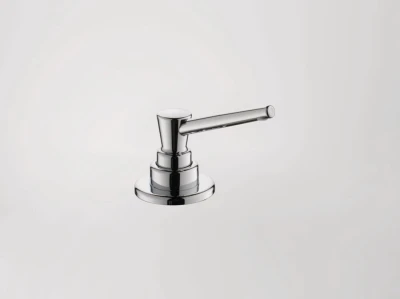 Chrome Sink Soap and Lotion Dispenser for Kitchen or Bathroom