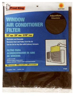 Window Air Conditioner Filter, 15x24x.25-In.