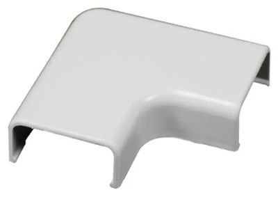 Cordmate II White Flat Elbow Cord Cover